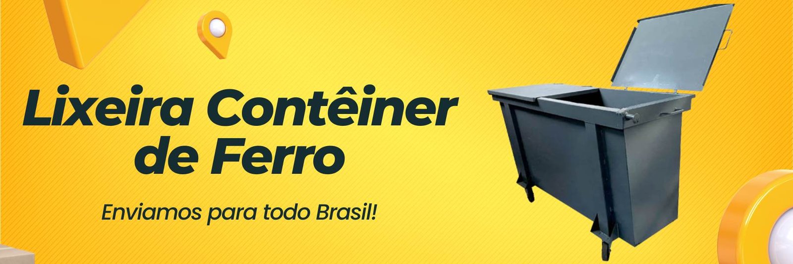 Lixeira de Ferro no DF